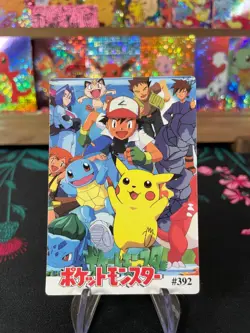 Pikachu Misty Ash #392 Pokemon Vintage Prism Vending Sticker NM US SELLER - Image 2