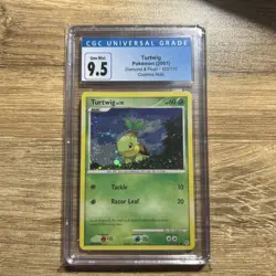 2007 Pokemon Turtwig Holo CGC 10 Gem Mint Diamond & Pearl-Cosmos 103/130 Swirl - Image 1