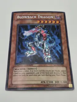 Blowback Dragon MC2-EN005 Secret Rare Limited Edition NM Yugioh - Image 3
