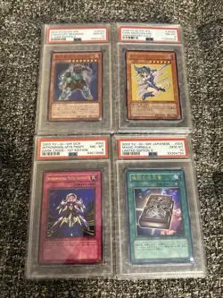 Yugioh Lot Of 4 PSA 10 And PSA 8 (Dark Magician Girl) - Image 1