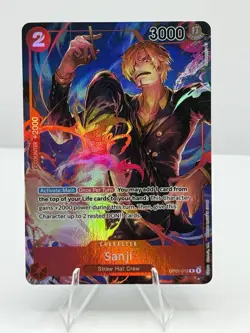 OP01-013 Sanji Alt Art Parallel Art R Card - One Piece Romance Dawn English - Image 1