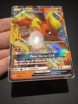 Pokemon TCG Flareon-GX SM171 Ultra Rare Sun & Moon Promo Card NM/M Condition!! - Image 3