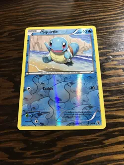 Squirtle 24/135 Reverse Holo Plasma Storm Pokemon Card LP+/NM - Image 1
