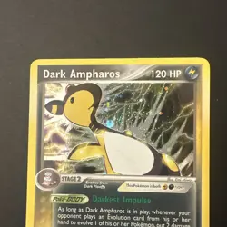Dark Ampharos Holo Rare 2/109 2004 Pokemon Card Team Rocket Returns - Image 3