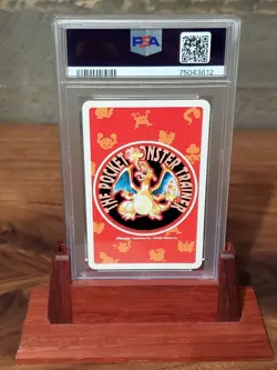 1996 Pokemon Kakuna Red Back Poker Playing Card 5 of Clubs- PSA 10 - Image 2