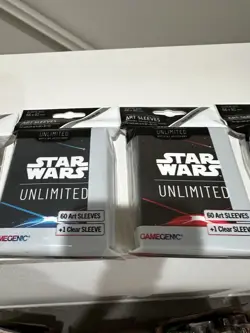 Star Wars Unlimited premium tokens And Gamegenic Card Sleeve Lot New/sealed - Image 4