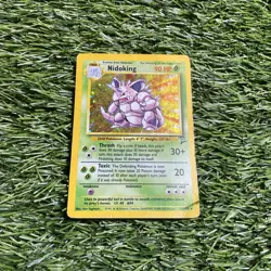 Pokemon TCG Nidoking Base Set Holo Unlimited Rare Card 11/102 - Image 1