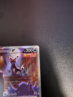 Pokemon Umbreon v TCG Holo Ultra Rare Card Evolving Skies 189/203 NM/M Condition - Image 3