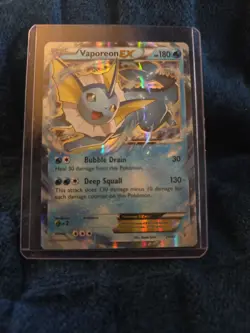 Pokemon Vaporeon EX 24/83 Generations 2016 Holo Rare Card TCG NM - Image 1