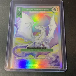 DRAGON OF OCONTO FALLS 2025 MetaZoo 2-Star Super Rare Holo Card #72/214 - Image 1