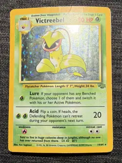 Victreebel 14/64 Pokemon Jungle Holo Rare WOTC Vintage Card English HP Unlimited - Image 2