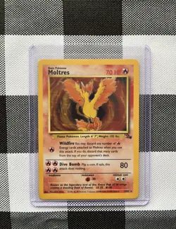 Pokemon TCG Ditto Fossil Holo Rare Card 3/62 & Moltres & Articuno Non Holo - Image 5