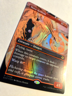 Nova Hellkite #309 (Borderless FOIL) Edge of Eternities MTG NM - Image 3