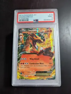 Pokemon TCG Charizard EX Flashfire XY Holo Rare Card 12/106 PSA 9 - Image 1