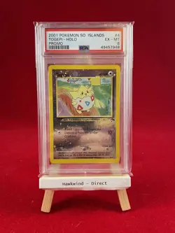 PSA 6 2001 Southern Island Togei 4/18 Pokemon Card Holo - SWIRL - Image 1