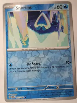 Snorunt 037/182 Sv04: Paradox Rift Pokemon Reverse Holo Foil Nice! - Image 1