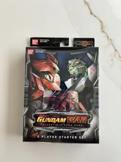 NEW SEALED 2005 BANDAI GUNDAM WAR COLLECTIBLE CARD GAME 2 PLAYER STARTER SET - Image 1