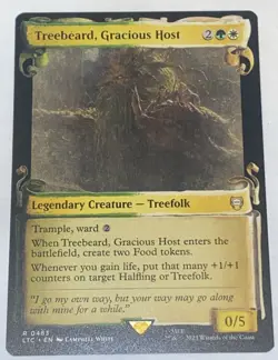 Treebeard, Gracious Host 0483 Showcase Scrolls Lord of the Rings MTG UNPLAYED - Image 1