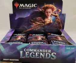 Magic The Gathering MTG Commander Legends Draft Booster Box Factory Sealed - Image 1