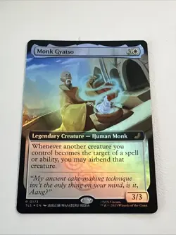 Monk Gyatso (Extended Art) (Foil) MTG Avatar: The Last Airbender: Eternal-Legal - Image 1