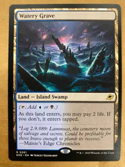 MTG 1x Watery Grave # 261 Edge of Eternities Modern Magic the Gathering x1 NM - Image 1