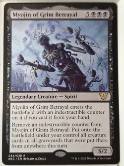 Myojin of Grim Betrayal- Commander Kamigawa Neon Dynasty-Magic the Gathering MTG - Image 1