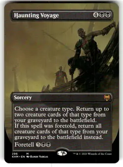 Haunting Voyage (Borderless) Kaldheim Regular MTG NM - Image 1
