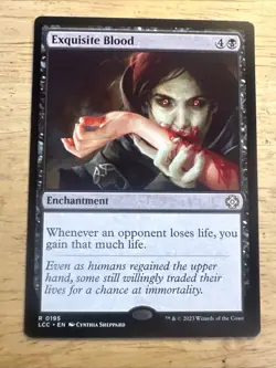 MTG - Exquisite Blood - Lost Caverns of Ixalan Commander - Image 1