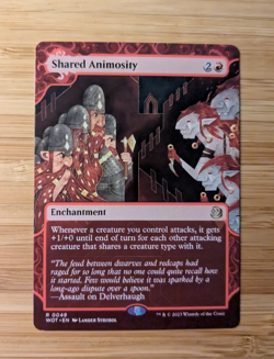 Shared Animosity Wilds of Eldraine: Enchanting Tales Regular NM/M MTG - Image 1