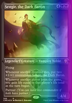 MTG Sengir, the Dark Baron (568/743) Commander Legends NM FOIL - Image 1