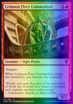 MTG Crimson Fleet Commodore (171/743) Commander Legends NM FOIL - Image 1