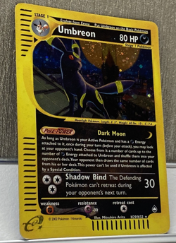 Pokemon Umbreon Holo Aquapolis H29/H32 e-Reader ENG 2002 Rare SP - Image 2