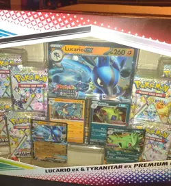 Pokemon Lucario Tyranitar Premium Collection Prismatic Evolutions Bundle 2x - Image 2