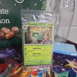 Sinistcha 022/167 Twilight Masquerade Best Buy Promo Pokemon TCG Sealed - Image 1