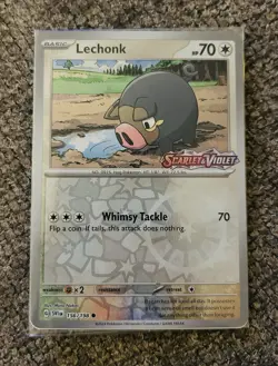 SEALED Lechonk 156/198 - Pokemon TCG Scarlet & Violet Promo BestBuy Exclusive - Image 1