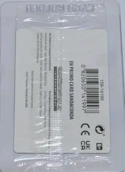 Sandaconda Black Star Sealed GameStop Stamped PROMO 082/163 Pokemon - Image 2