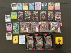 Pokemon Phantasmal Flames Mega Evolution Factory SEALED Booster Pack Bundle LOT - Image 1
