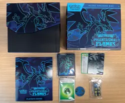 🚀 EMPTY Pokemon TCG Phantasmal Flames ETB Elite Trainer Boxes + Promos NO Packs - Image 1