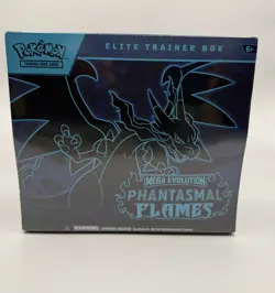 Pokemon Mega Evolution Phantasmal Flames Elite Trainer Box ETB Sealed - Image 1