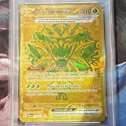2025 POKEMON PRE EN-PRISMATIC EVOLUTIONS HYPER RARE TEAL MASK OGERPON EX PSA 9 - Image 2