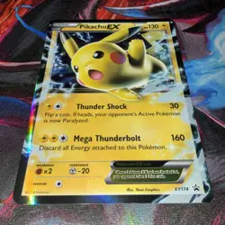 Pokemon Pikachu EX Holo Promo XY174 XY Basic Thunder 130HP - Image 2