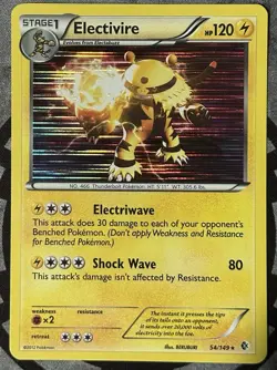 Pokemon TCG - ELECTIVIRE - Boundaries Crossed 54/149 Rare Holo - LP - Image 1