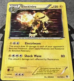 Pokemon TCG - ELECTIVIRE - Boundaries Crossed 54/149 Rare Holo - LP - Image 2