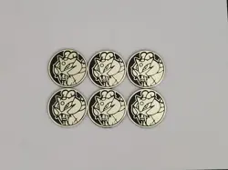 (6) Raikou Pokemon Coins Gold Holo Lot of 6 - Never Played - Image 1