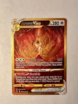 Pokemon Arceus VSTAR GG70/GG70 Crown Zenith Galarian Gallery Secret Rare Holo - Image 1
