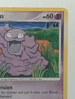Grimer 75/127 Pokemon Platinum Common Psychic Damaged Used See Pictures - Image 5