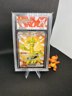 Pokemon TCG Gholdengo EX Paradox Rift 231/182 ACE 10 GEM MINT - Image 1