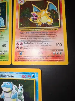 Pokemon Set Base Holo Charizard Venusaur Blastoise ITA - Image 3