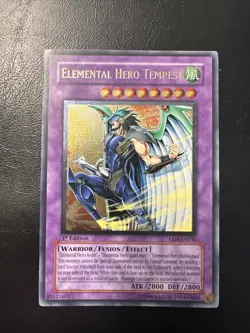 Yu-Gi-Oh Elemental Hero Tempest EEN-EN034 Ultimate Rare 1st Edition - Image 1