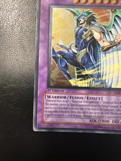 Yu-Gi-Oh Elemental Hero Tempest EEN-EN034 Ultimate Rare 1st Edition - Image 4